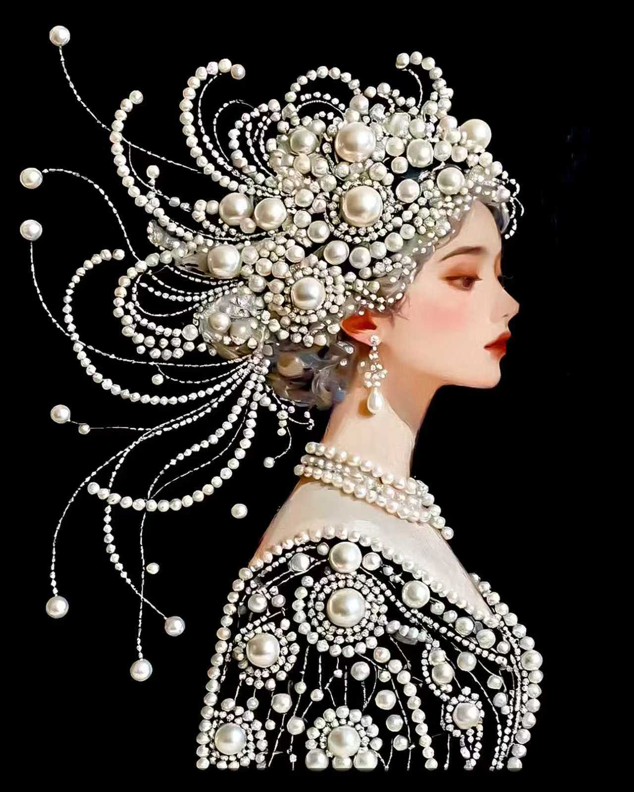 【画布链接4050珍珠画】缘色diy下单备注编号