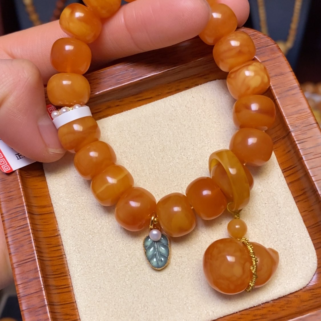 【闪购商品】蜜蜡手链未镶嵌手串