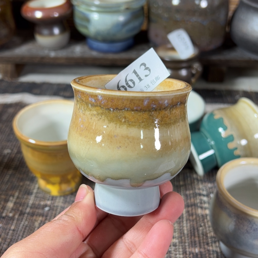 陶瓷景德镇手工花盆