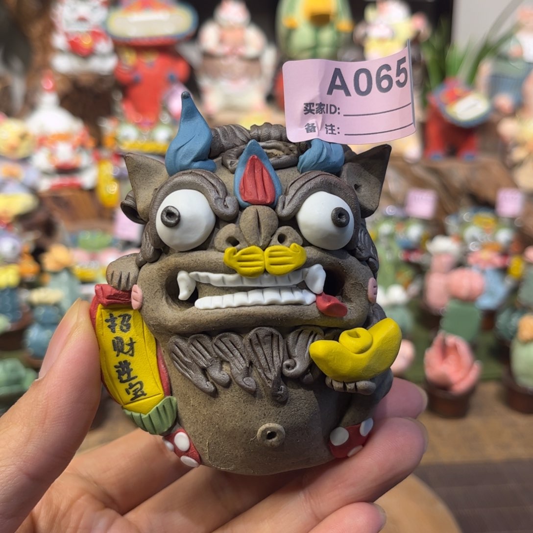 泥塑纯手工茶宠摆件