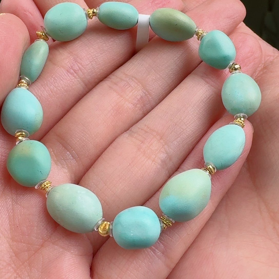 绿松石珠宝奇石未镶嵌