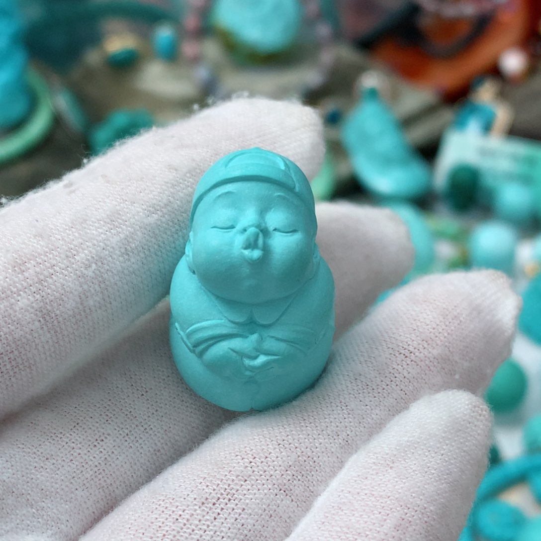 绿松石珠宝奇石未镶嵌