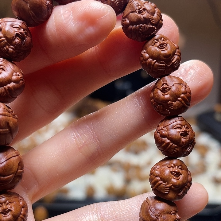 手串/手链橄榄核龙纹桃核 财迷