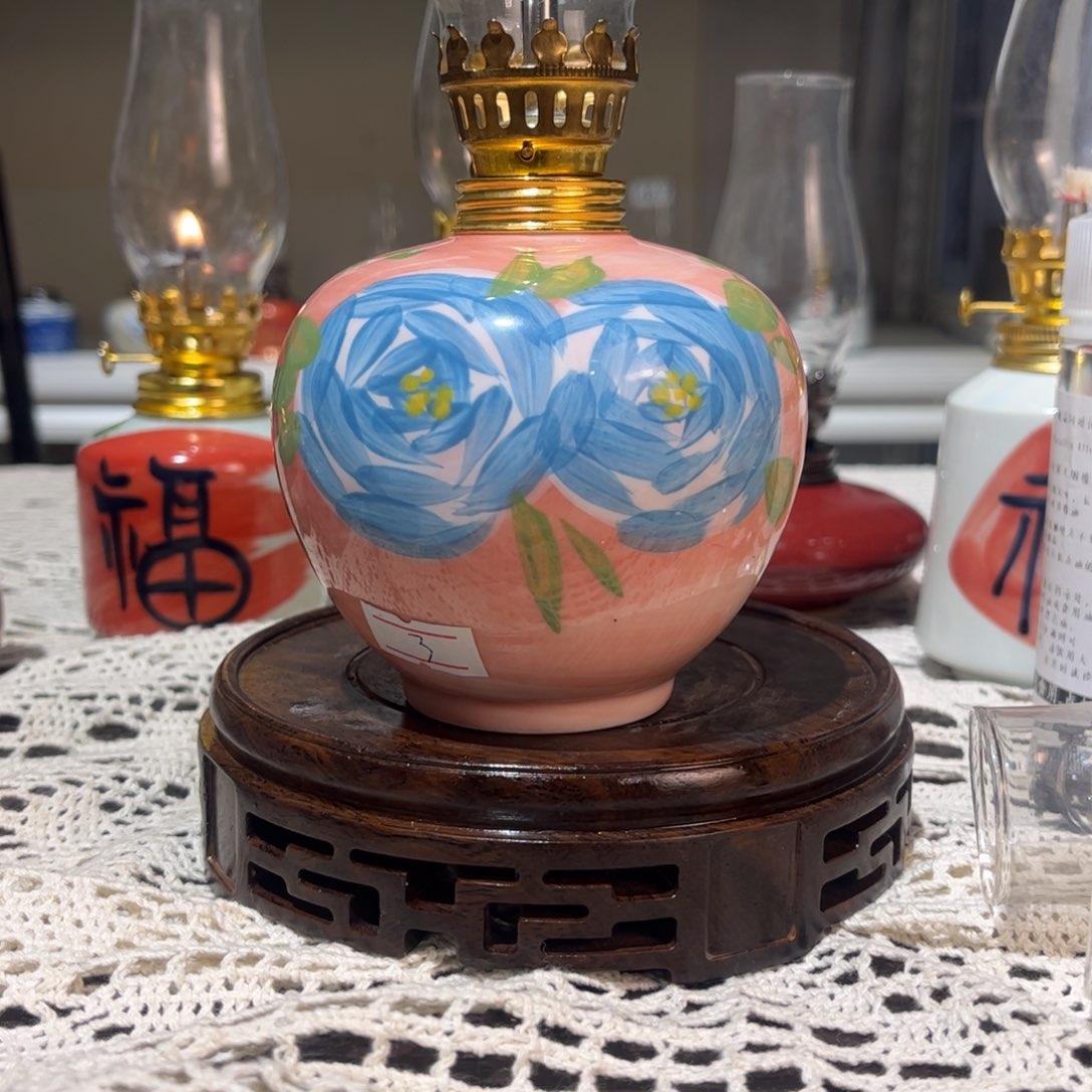 摆件景德镇陶瓷香薰灯