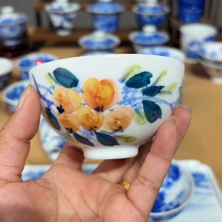 景德镇纯手绘单杯