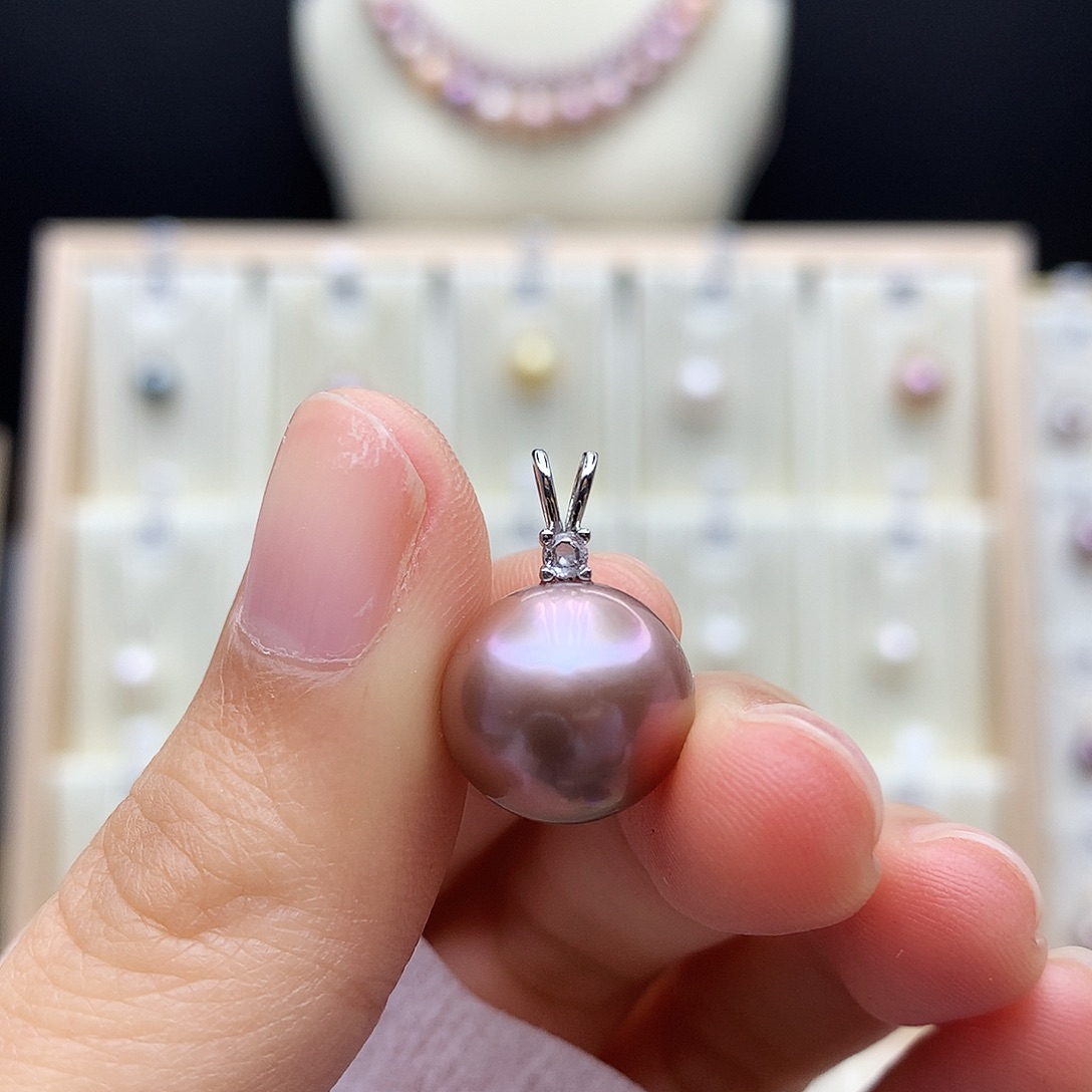 颈饰合金淡水珍珠