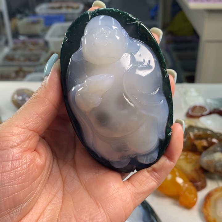 玛瑙/玉髓未镶嵌吊坠(不含链)