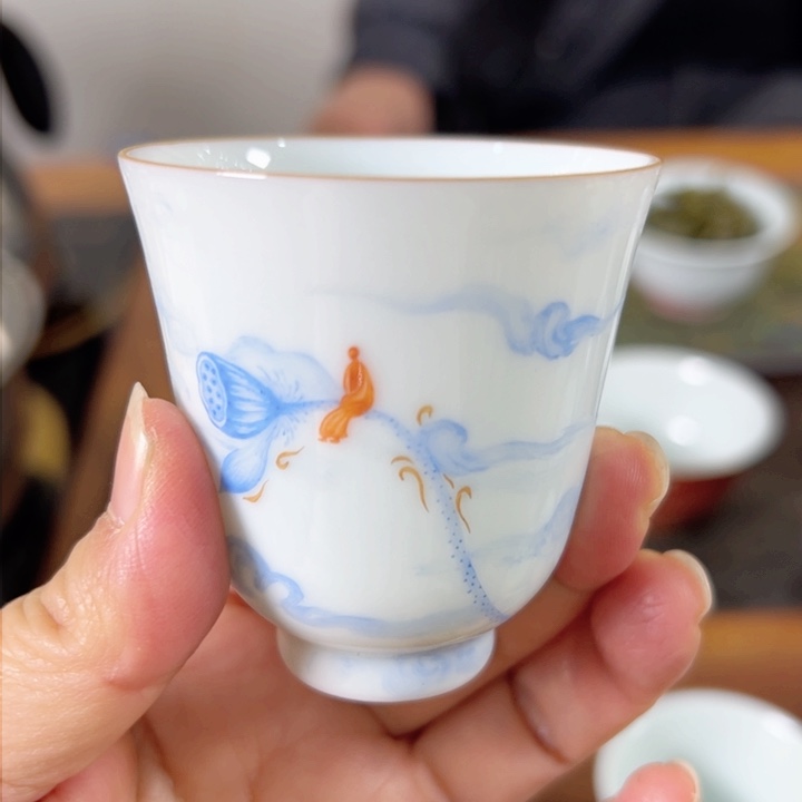 观禅图珐琅杯观禅图珐琅杯