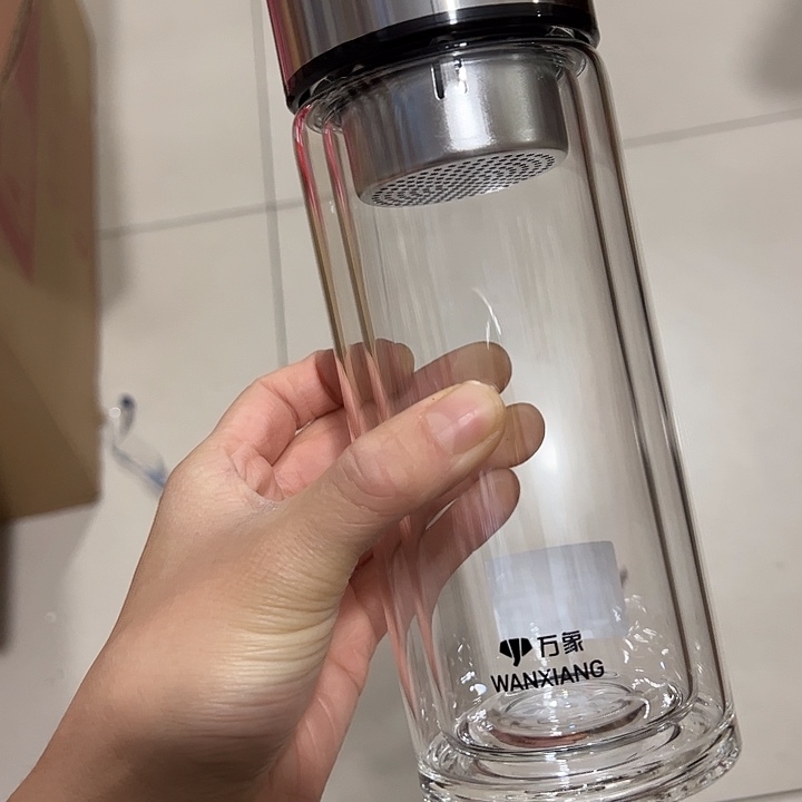 万象时空知了v929玻璃杯430➕杯套