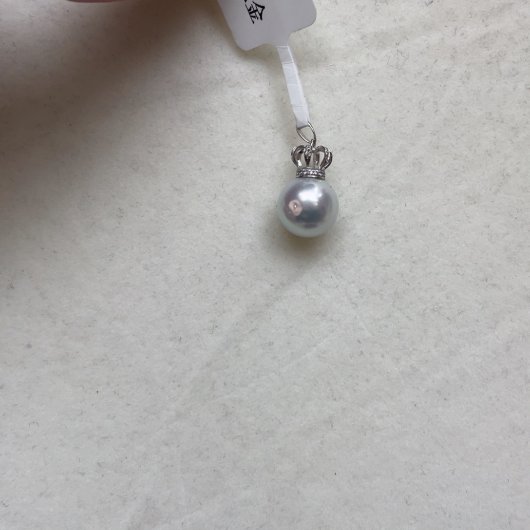 吊坠(不含链)海水珍珠14K金镶嵌