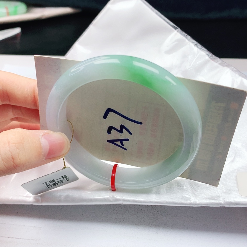 【闪购商品】翡翠手镯未镶嵌天然缅甸a货手镯55+