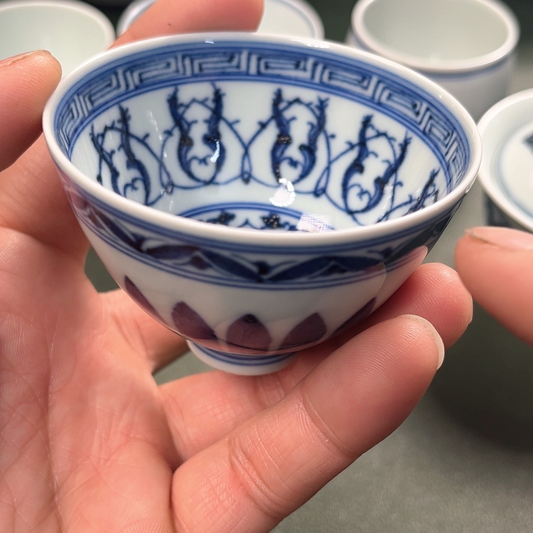 杯青花瓷器青花瓷器