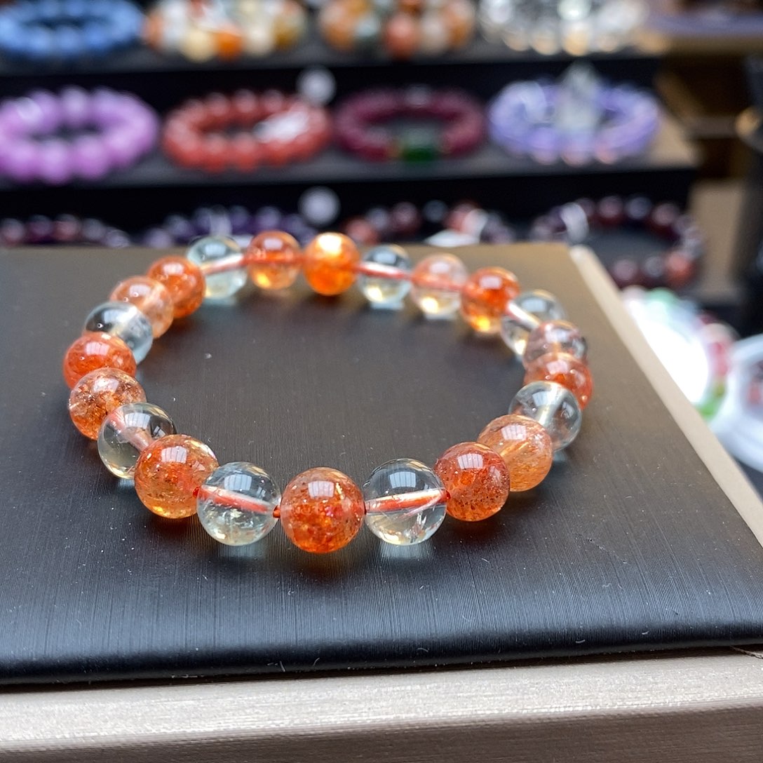 日光石手链未镶嵌秘****