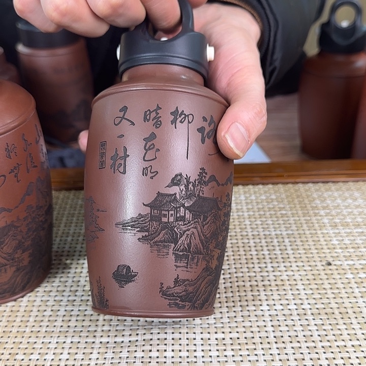 紫砂茶杯精品紫砂杯