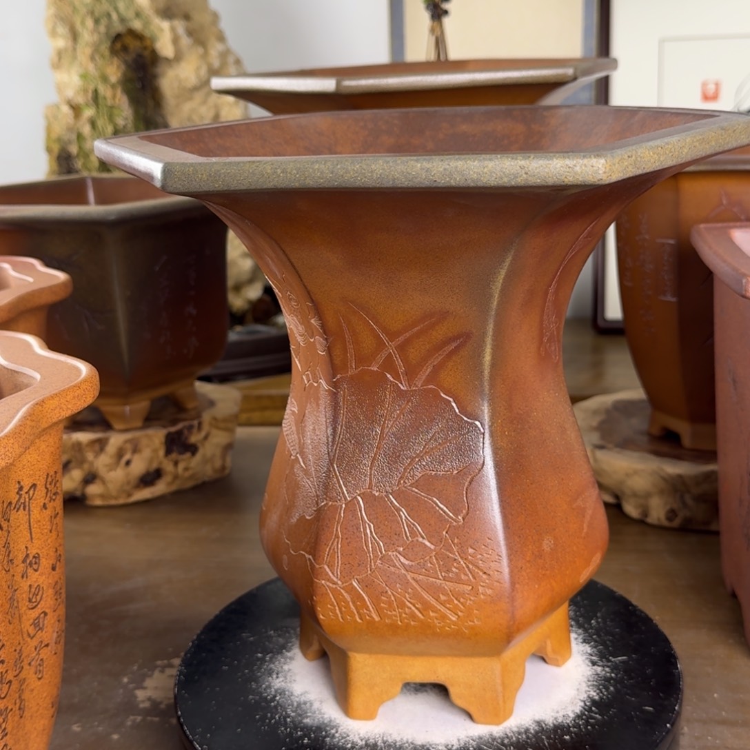 七***云花盆紫砂紫砂花盆