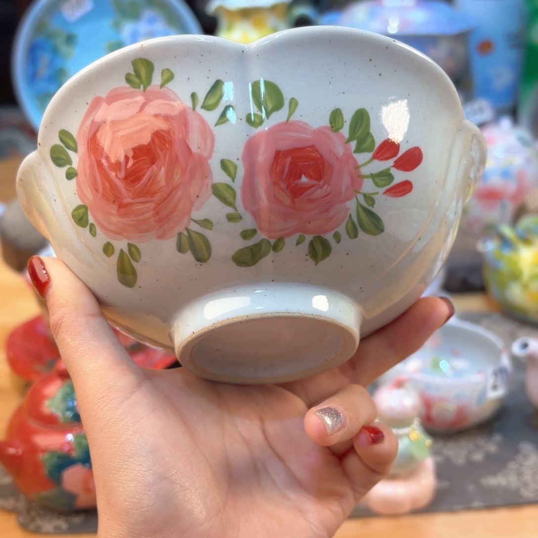 景德镇手绘高温釉下彩陶瓷茶具