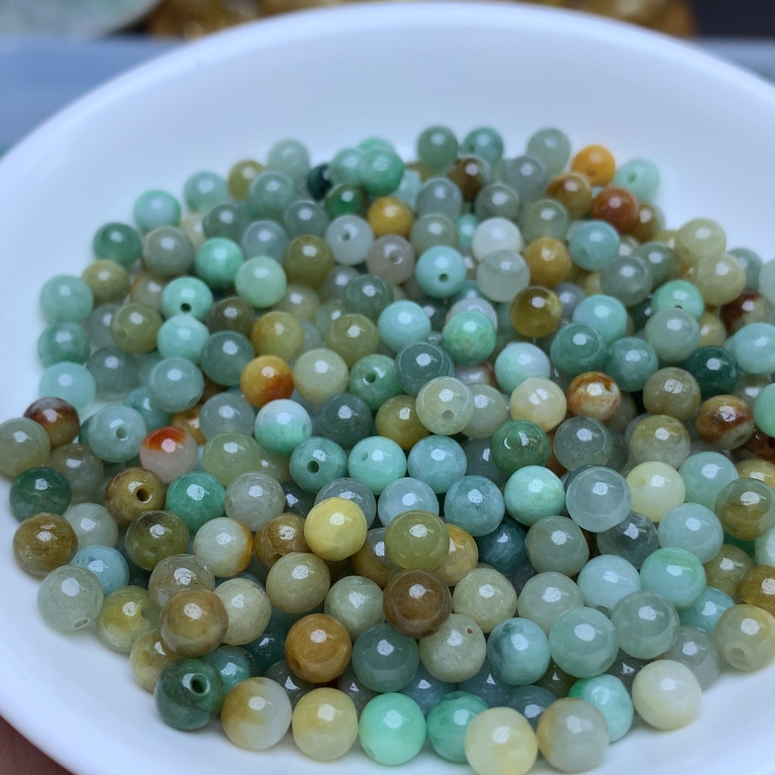 【闪购商品】翡翠手链未镶嵌卡5.2冰多宝50个