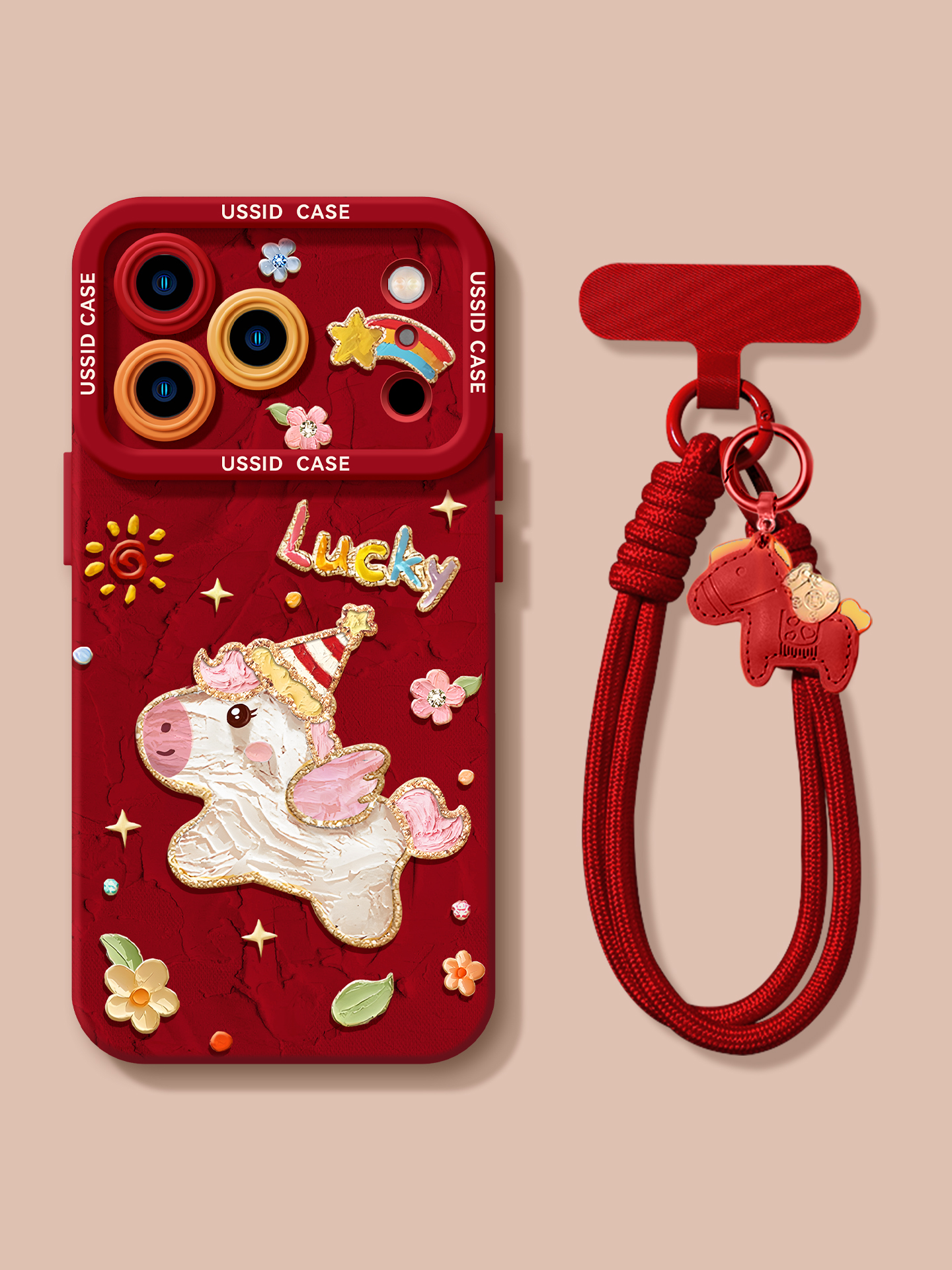 油画小马适用苹果iPhone17promax苹果手机壳16全包15新年14/13/12