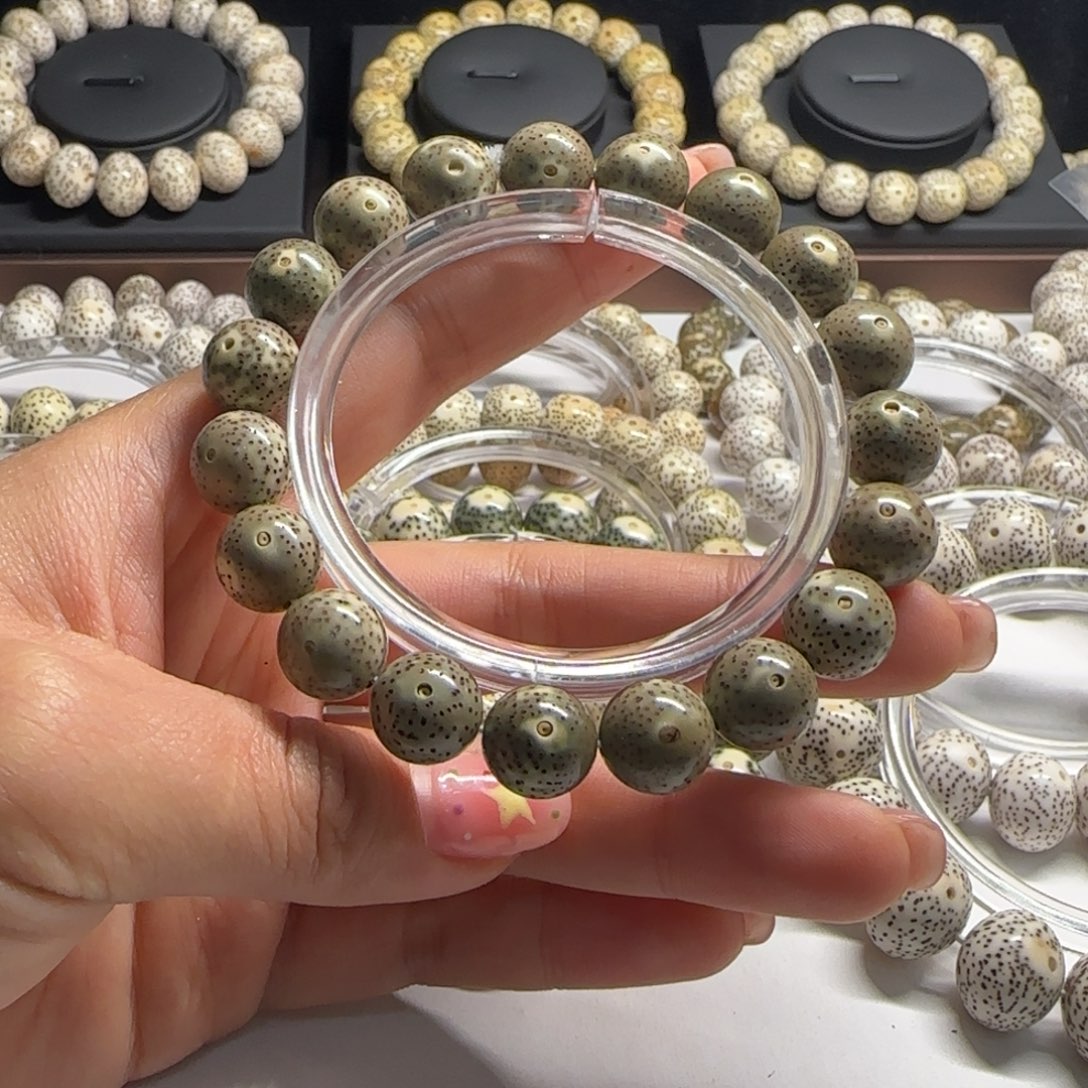 星月菩提吊坠12圆珠海南原生态