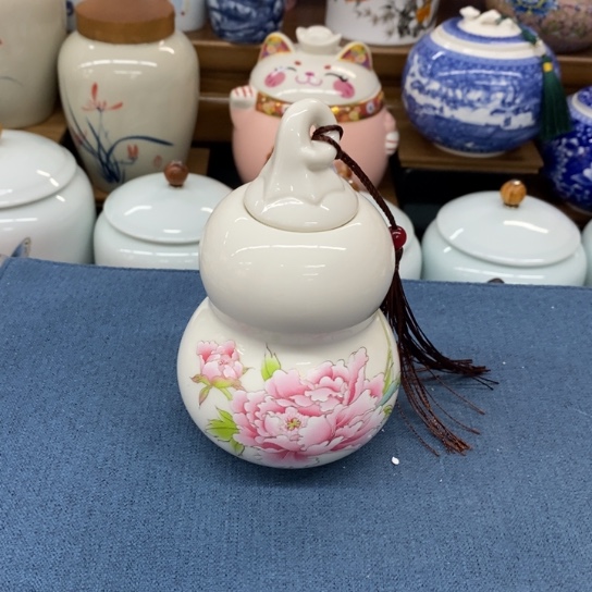 瓷片陶瓷茶叶罐密封罐