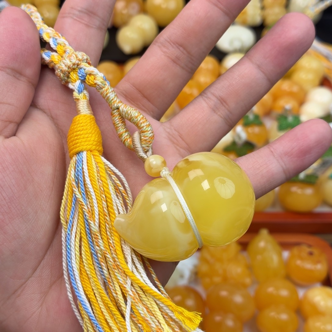 蜜蜡未镶嵌毛衣链