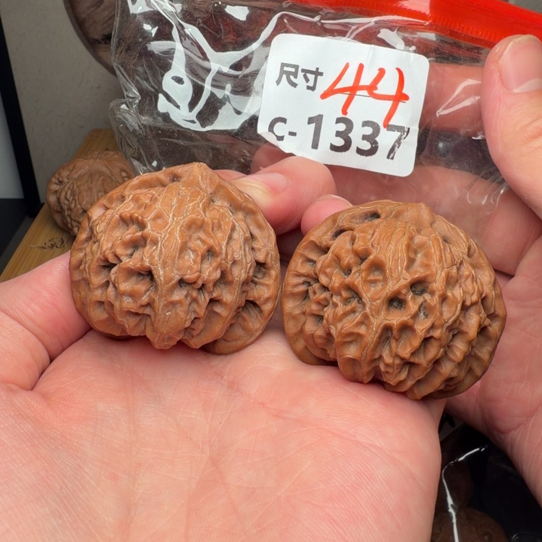 文玩核桃把件44宫灯1337号