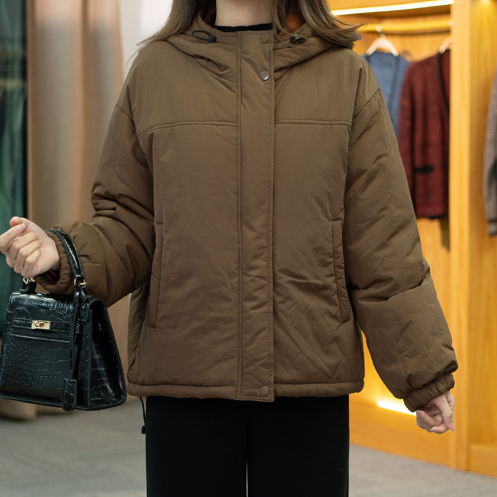 2025秋冬宽松型厚款棉衣棉服女宽松外套棉袄百搭2512-112