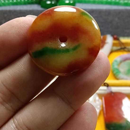 未镶嵌挂件翡翠翡翠
