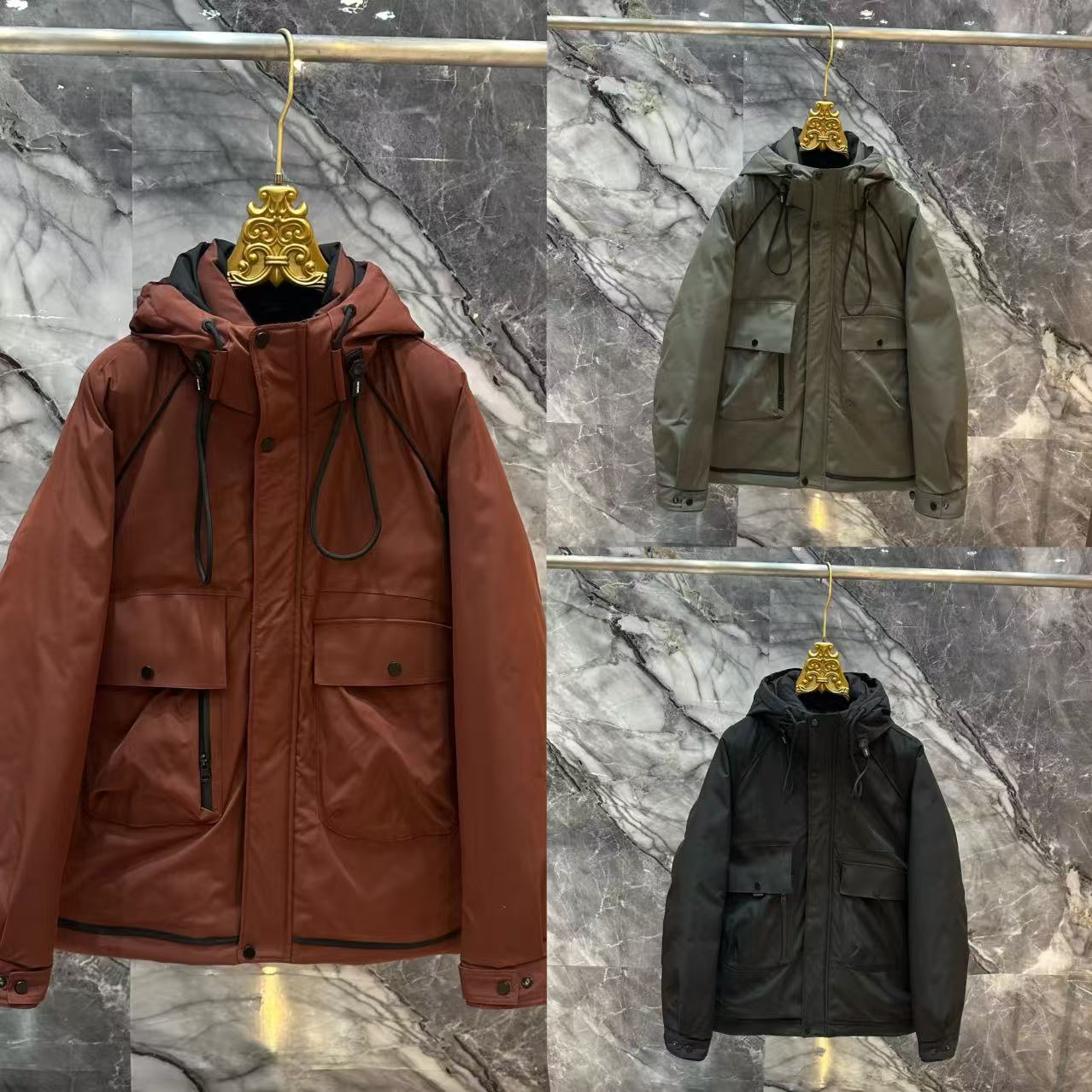 DW-【F】冬季新款时尚加厚保暖防寒服外套1270【无水洗唛】