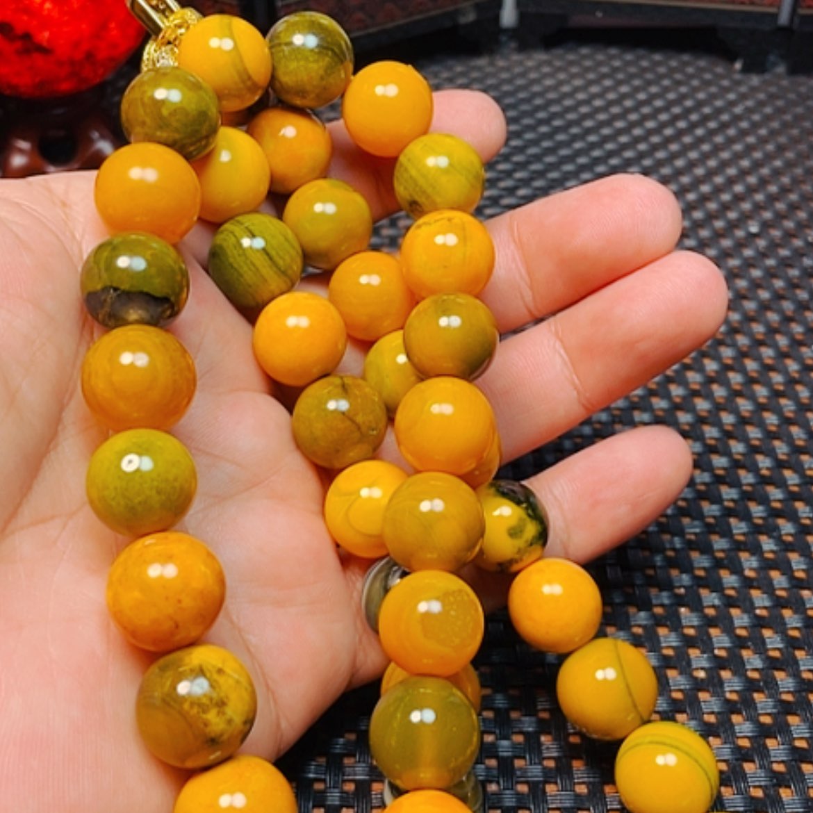 【闪购商品】未镶嵌颈饰玛瑙/玉髓牛黄项项14