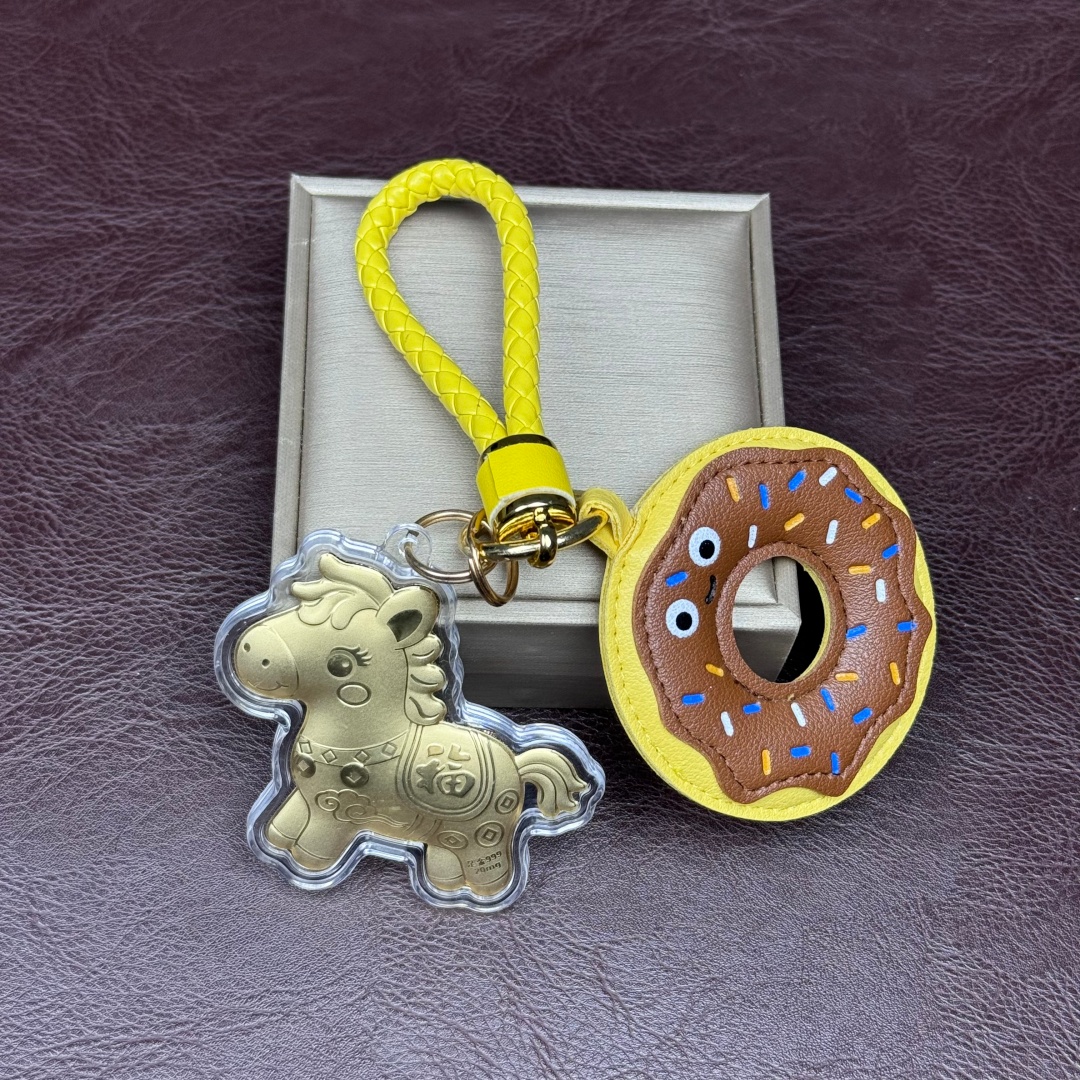 S1679马上有福+甜甜圈钥匙挂件车挂件