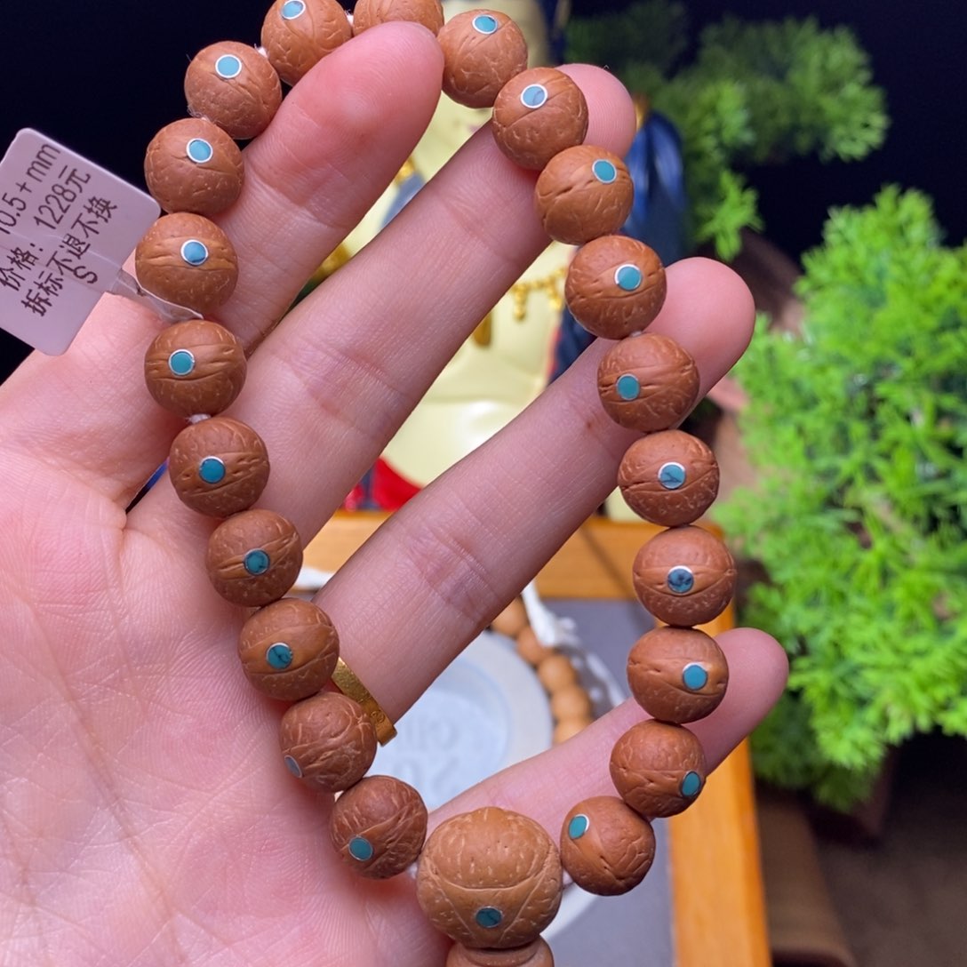 凤眼菩提手串鹤****漫10.5➕松