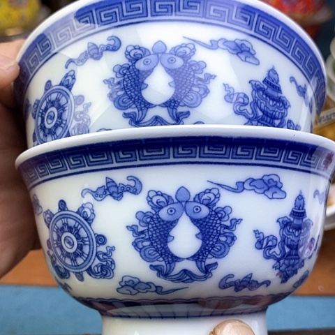 景德镇陶瓷藏式茶碗