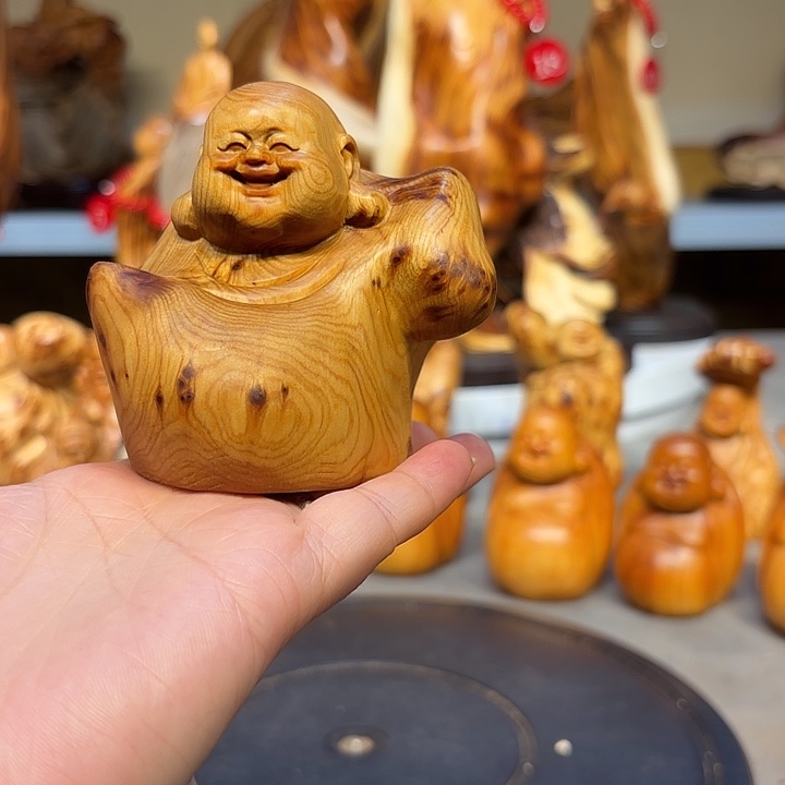 柏木太行崖柏弥勒佛瘤疤