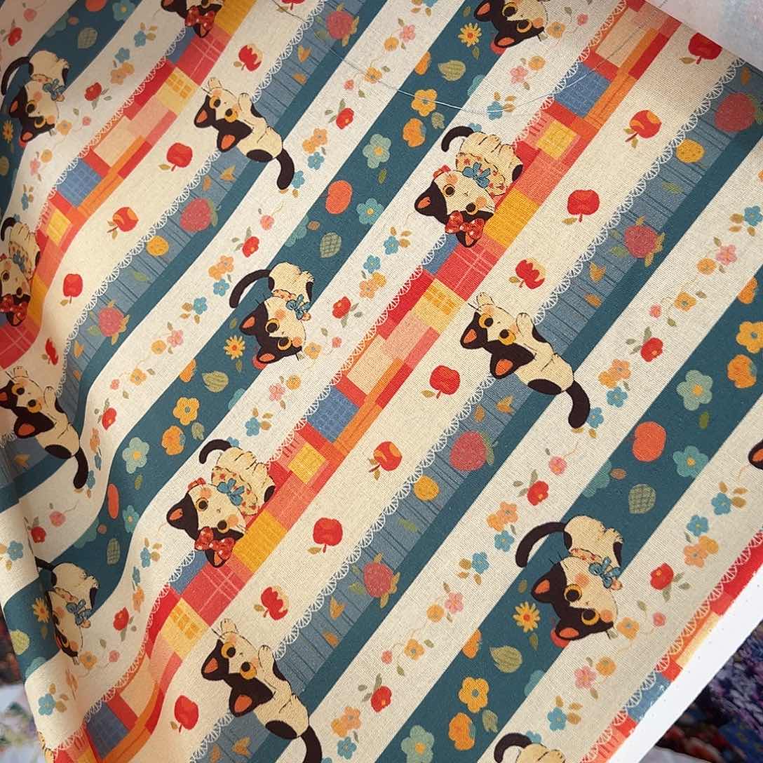 一米价纯棉平布1.1米宽果子布艺19.24