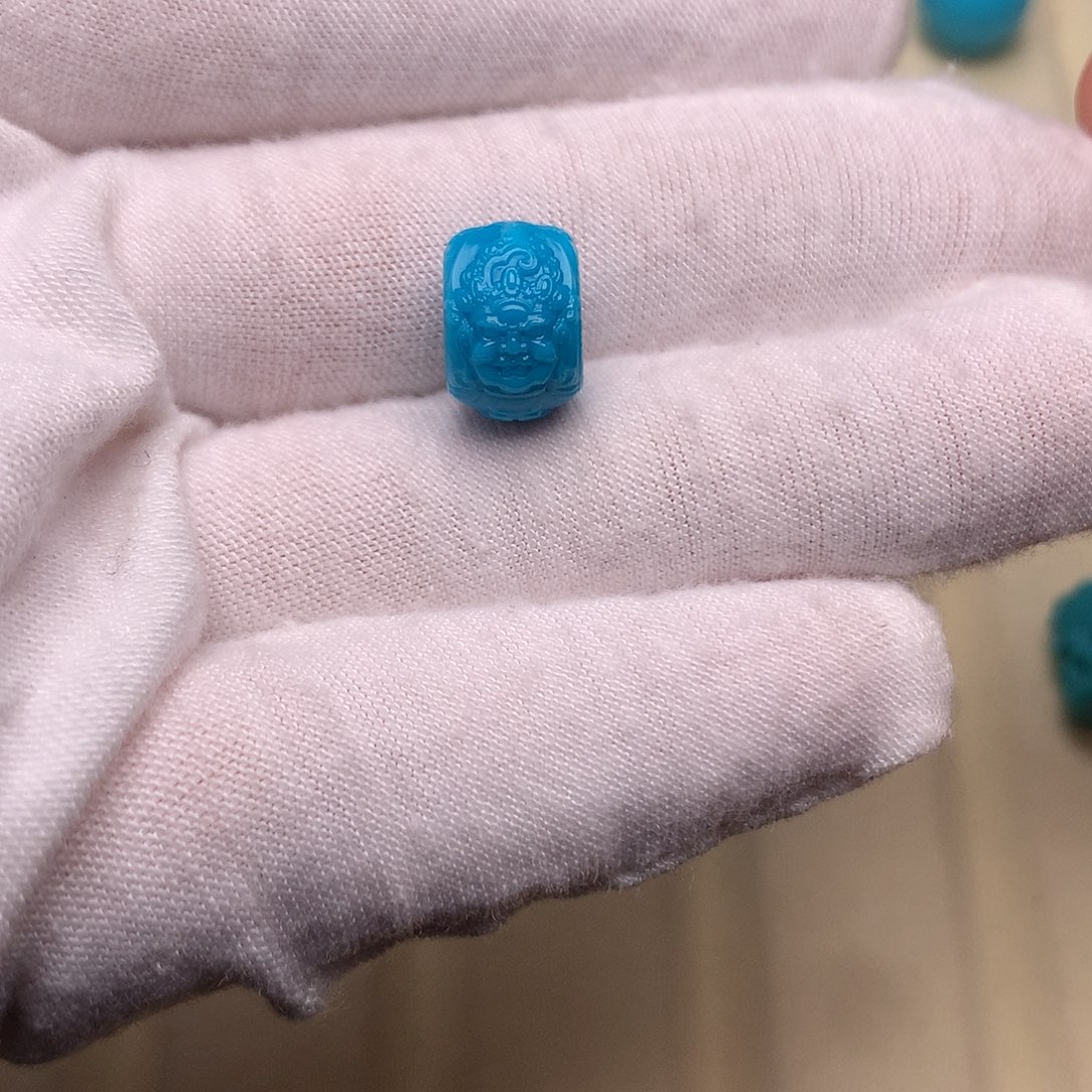 绿松石未镶嵌绿松石财神11.2