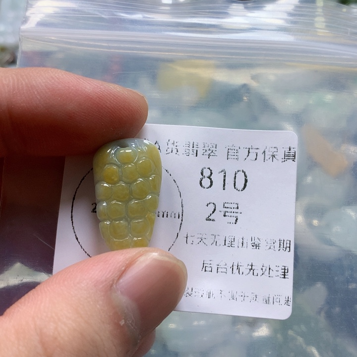 翡翠未镶嵌颈饰翡翠