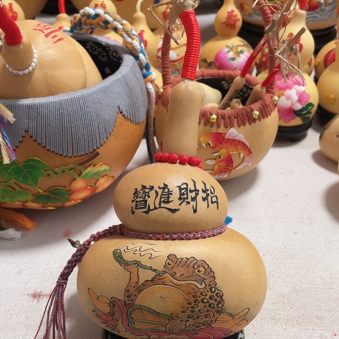异***声木葫芦福禄钱袋子金蟾