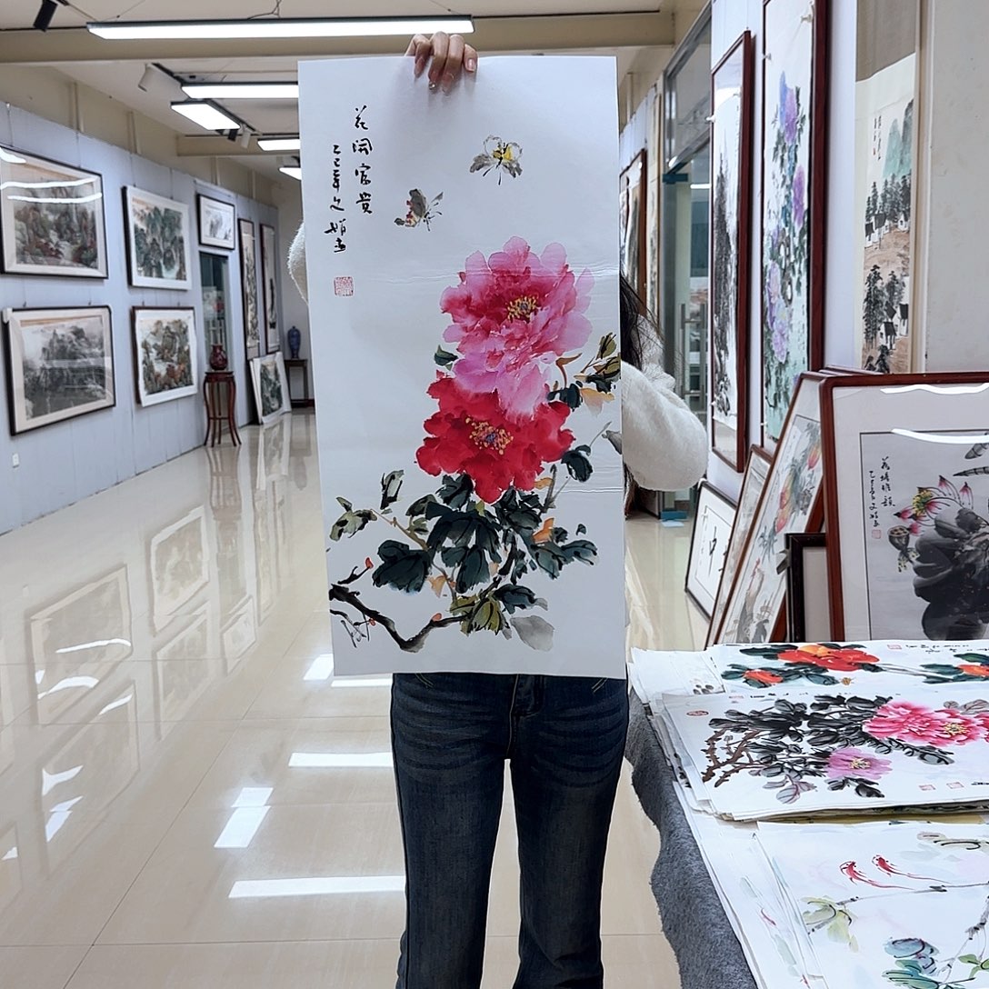 国画国画作品多次