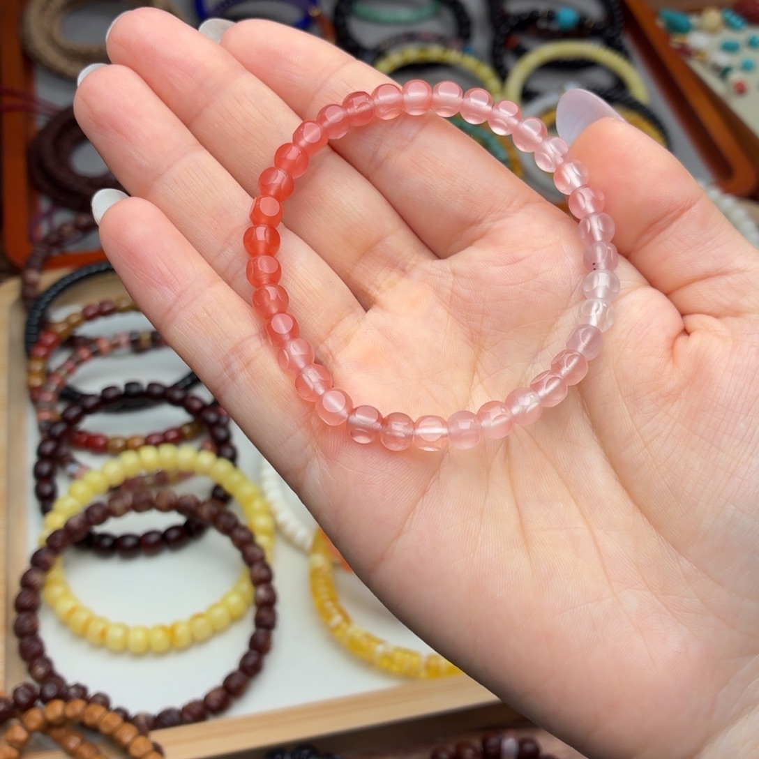 南红玛瑙未镶嵌手串