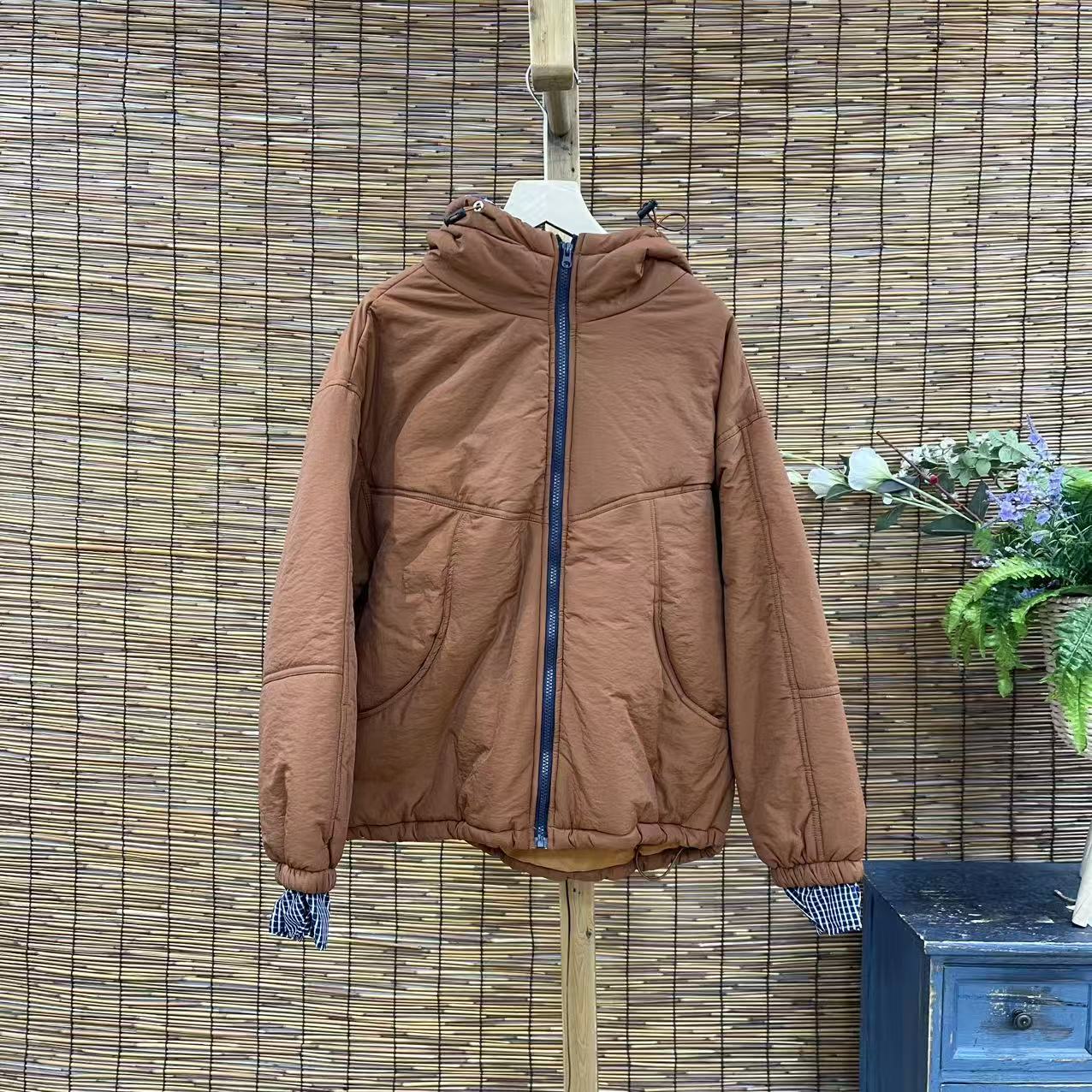 19347新款冬季加厚棉服简约休闲百搭