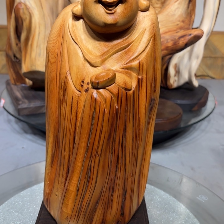 木弥勒佛摆件弥勒佛