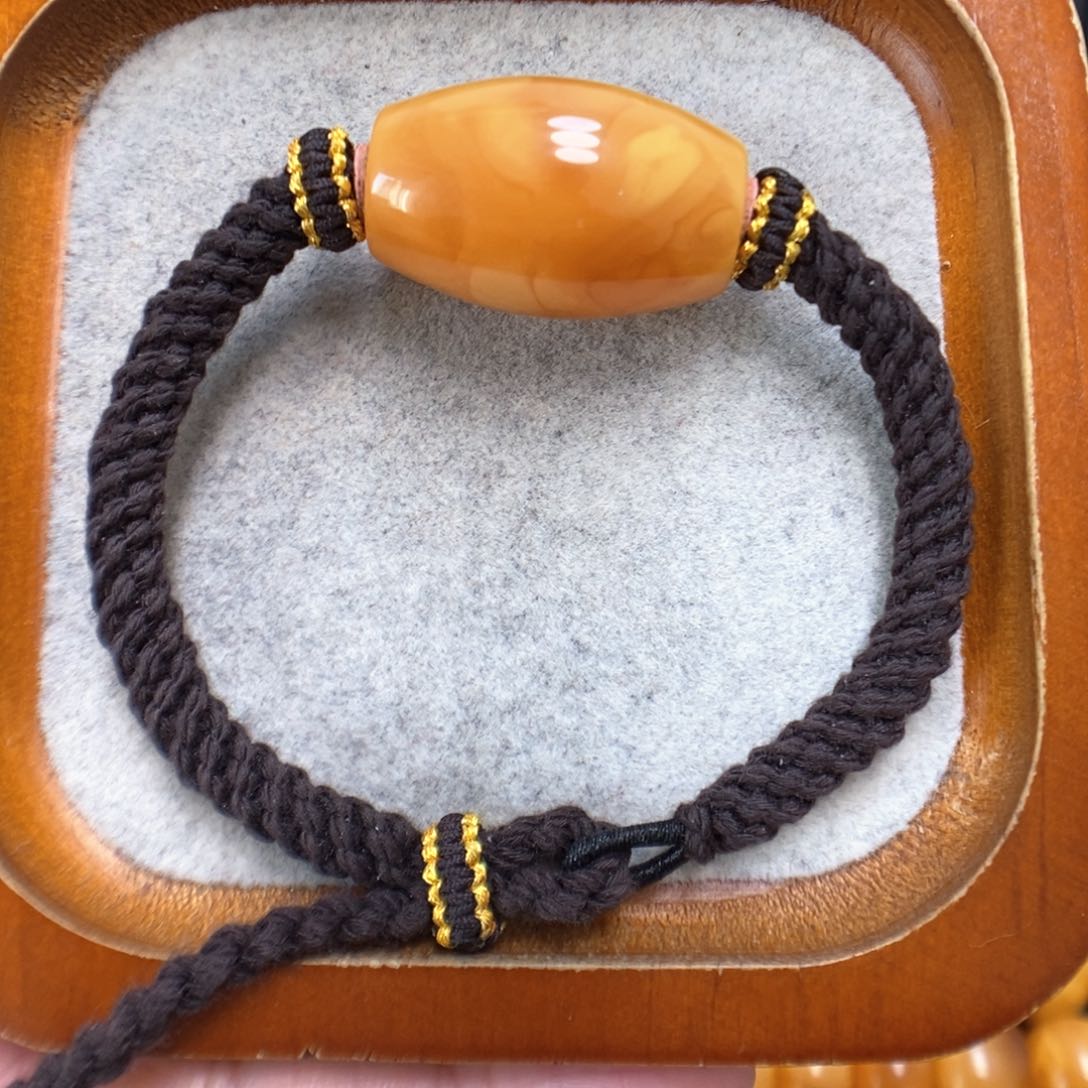 蜜蜡手绳未镶嵌蜜蜡