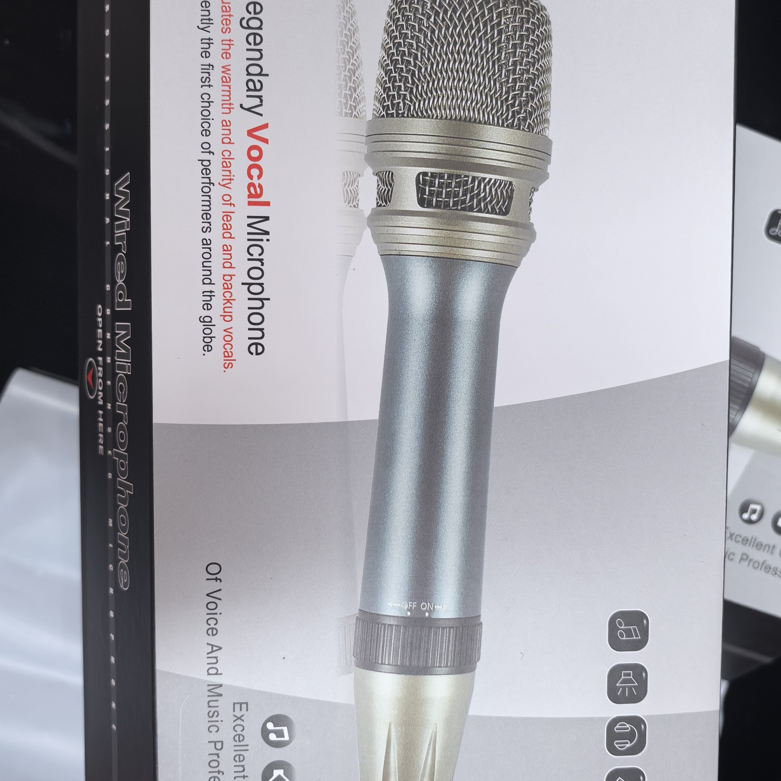 9新  biner有线麦克风一只配线（不包邮）