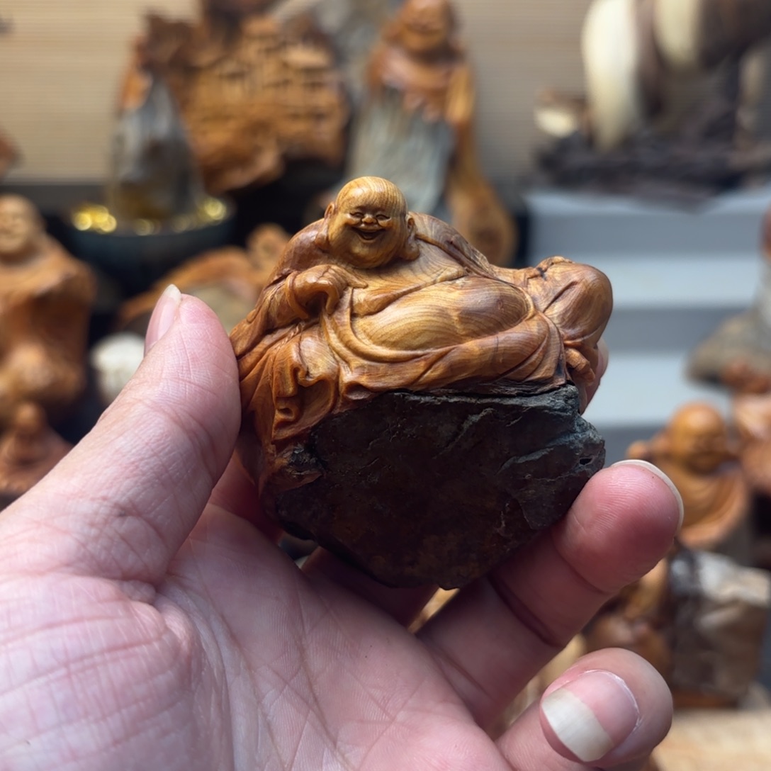 高***淡柏木太行崖柏手工雕刻