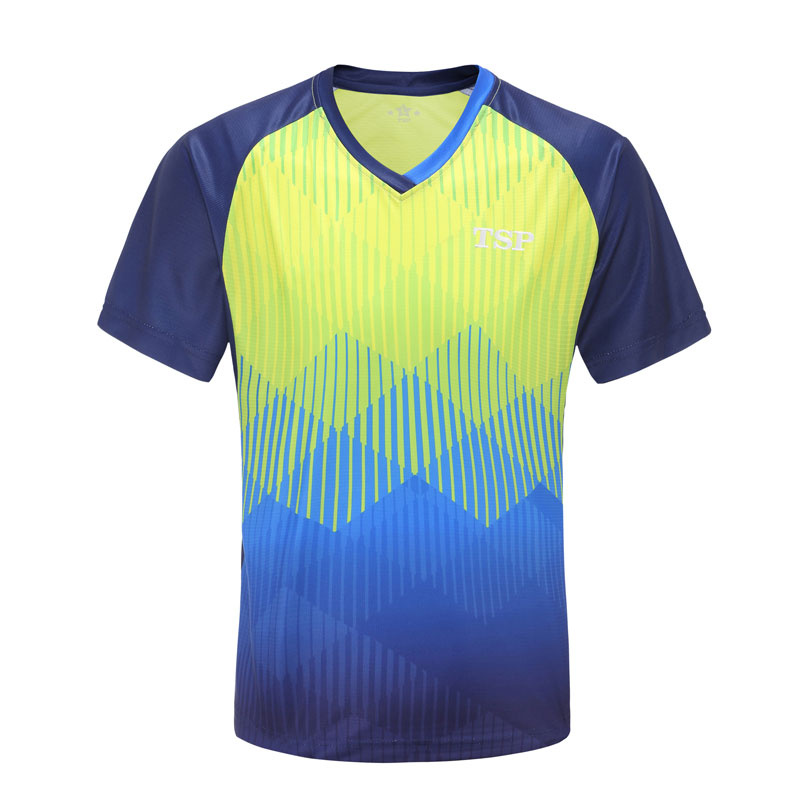 TSP 专业乒乓球 短袖 T恤 上衣 （拍一件发两件）