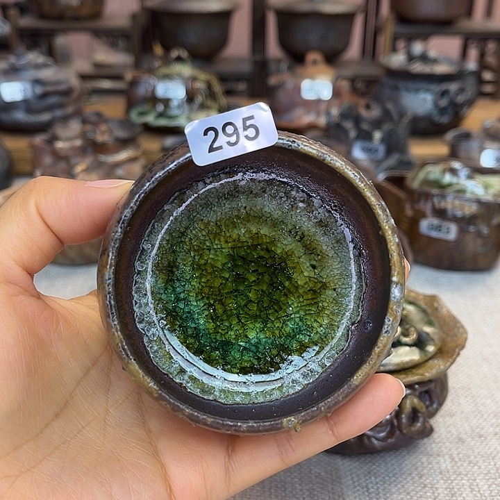 裸柴烧陶瓷手工茶器