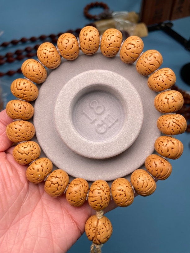 【顺丰包邮】老树肌肉纹桃核满足强迫症精挑精卡毕业级文玩串16/17