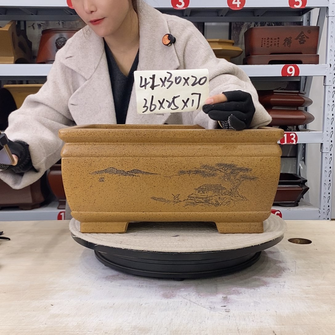 紫砂花盆紫砂花盆