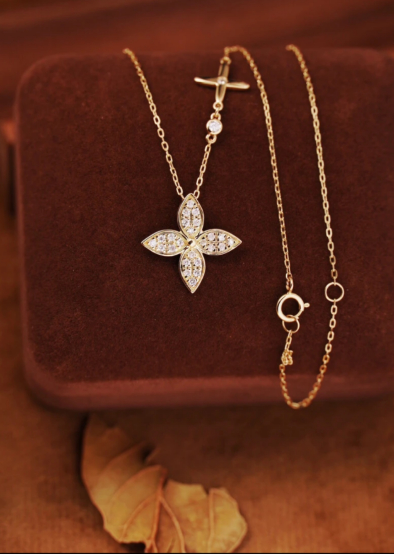 高定18k金重金版老花套链BG